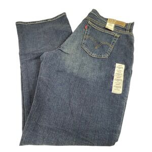 Levis 550 Relaxed Bootcut Jeans Sz 18 M Womens Blue Denim Classic Rise